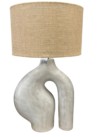 Table Lamp Terracotta Abstract
