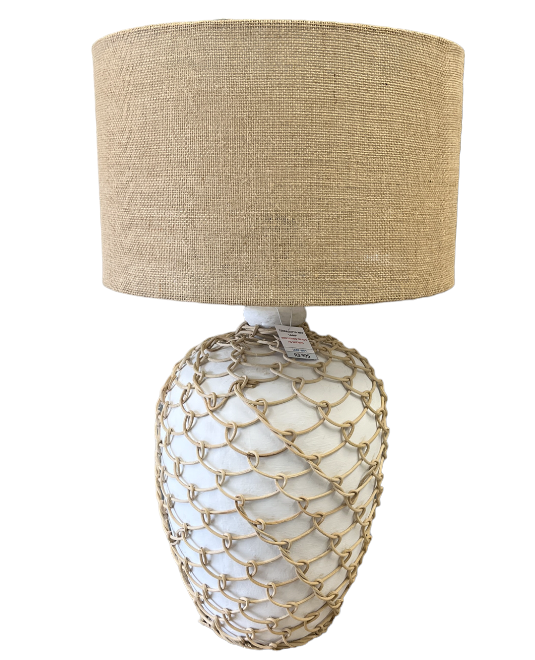Table Lamp Terracotta and Net