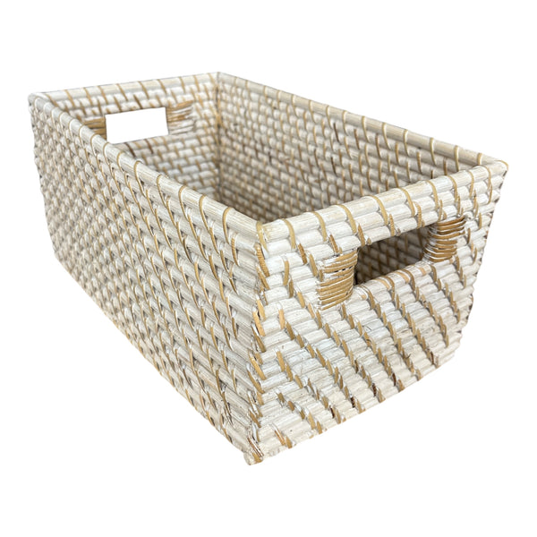 Rattan Basket Rectangular 31x19x15cm
