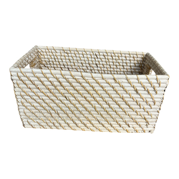 Rattan Basket Rectangular 31x19x15cm
