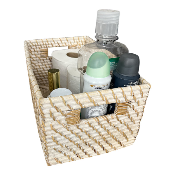 Rattan Basket Rectangular 31x19x15cm