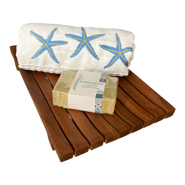 Bathroom Tray Wooden large