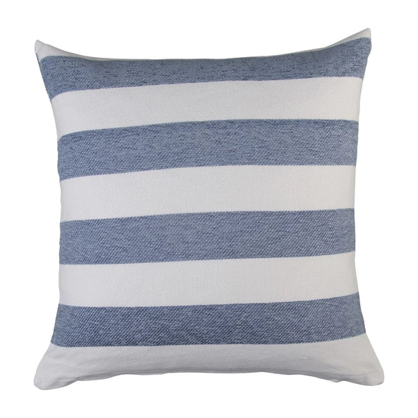 Scatter Cushion Cover 55x55cm - Blue Stripes
