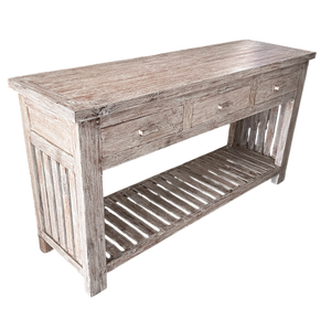 Console 3 drawer Straight leg