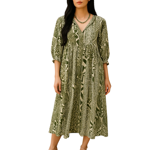 Ladies Dress - Tent with Sleeves