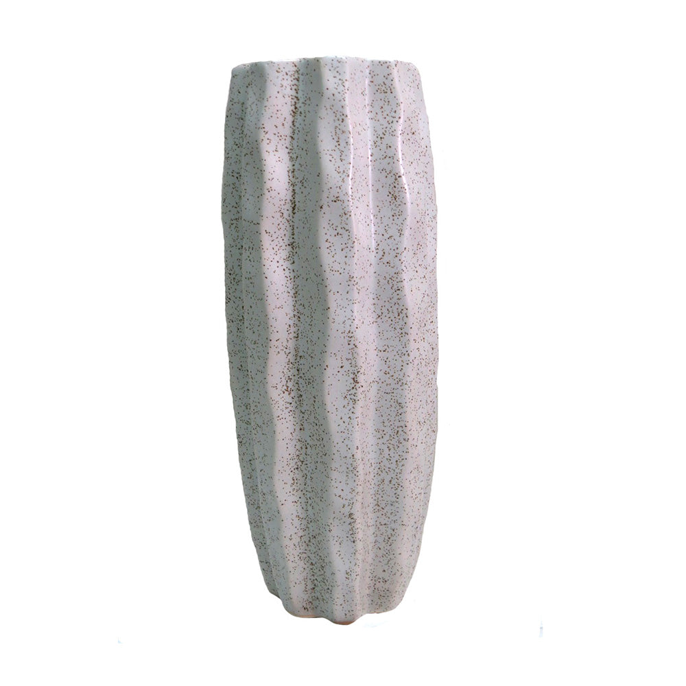 Vase Ceramic Natural speckle 12x31cm
