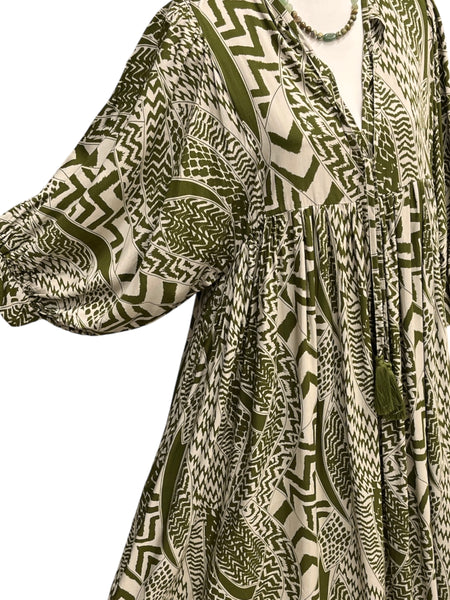 Ladies Dress - Tent with Sleeves