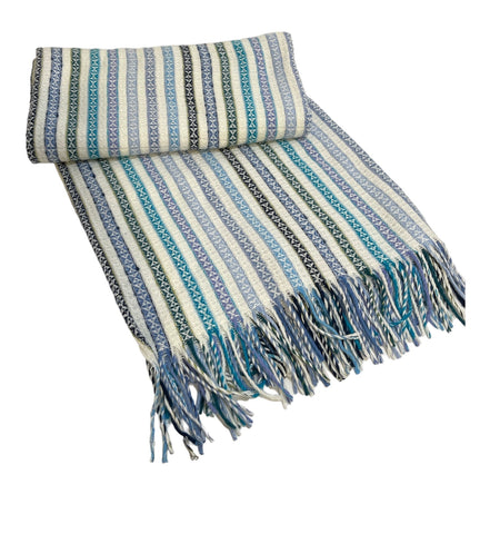 Throw Blanket 150x200cm Multicolour Stripes