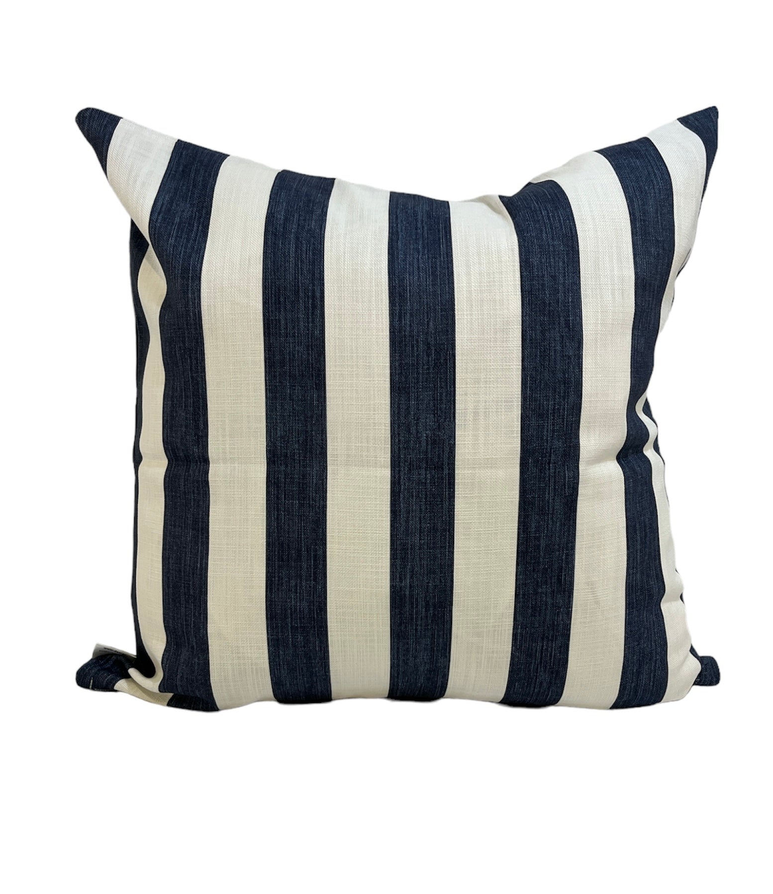 Scatter Cushion Cover 50x50cm - Marine Blue Stripes