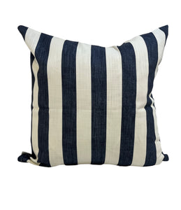 Scatter Cushion Cover 50x50cm - Marine Blue Stripes