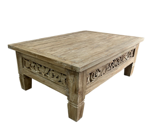 Coffee Table White Washed Teak
