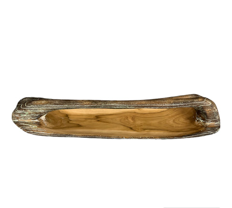 Wooden Bowl Organic with Handle