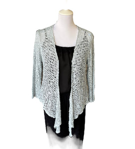 Jersey Short Cardigan - Light Grey