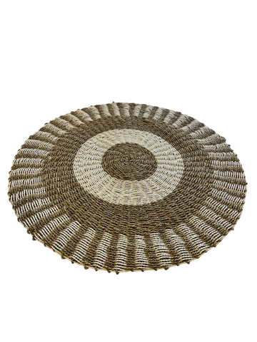 Rug / Mat 120cm Round Seagrass