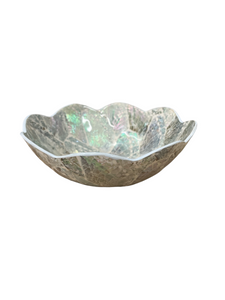 Bowl Round Silver MOP