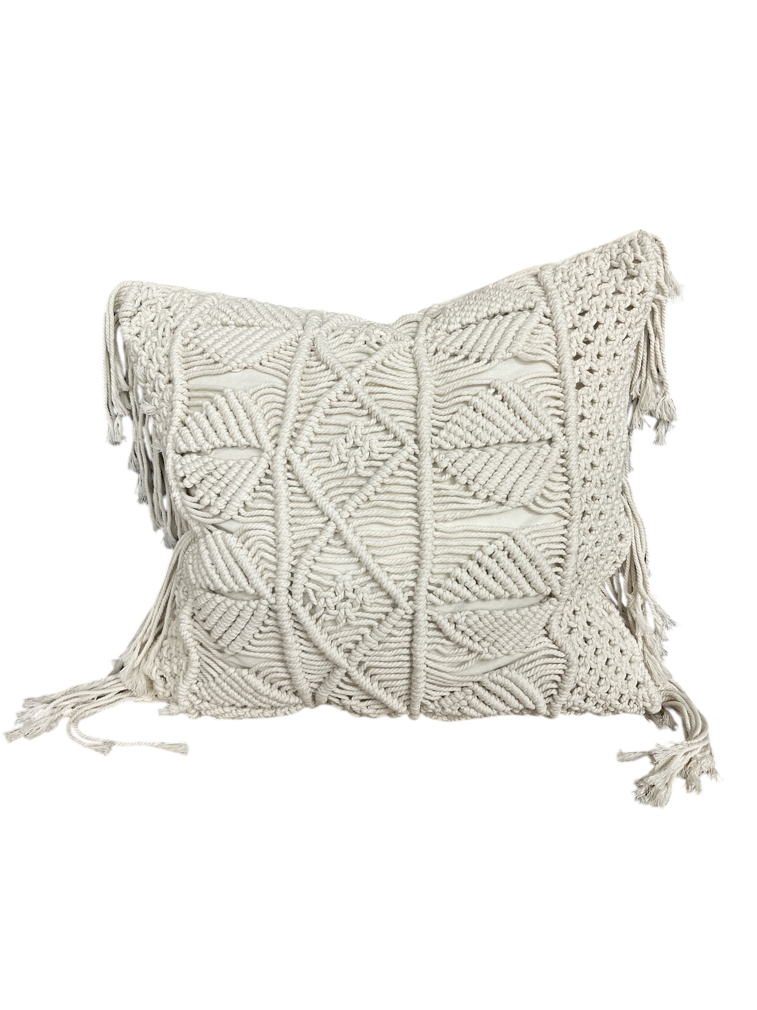 Scatter Cushion Cover 50x50cm -Macrame
