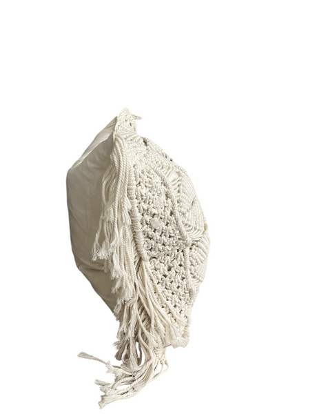 Scatter Cushion Cover 50x50cm -Macrame
