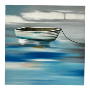 Art Painting " a Rowboat" 100x100cm