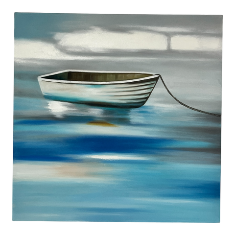 Art Painting " a Rowboat" 100x100cm