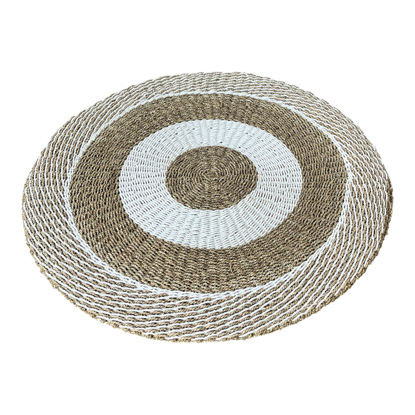 Rug / Mat 120cm Round Seagrass