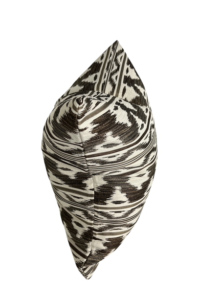 Scatter Cushion Cover Woven Geometric Design 50x50cm Rock
