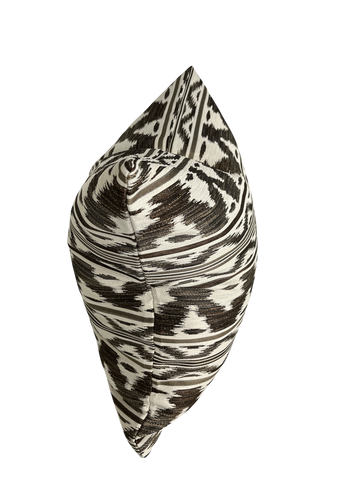 Scatter Cushion Cover Woven Geometric Design 50x50cm Rock
