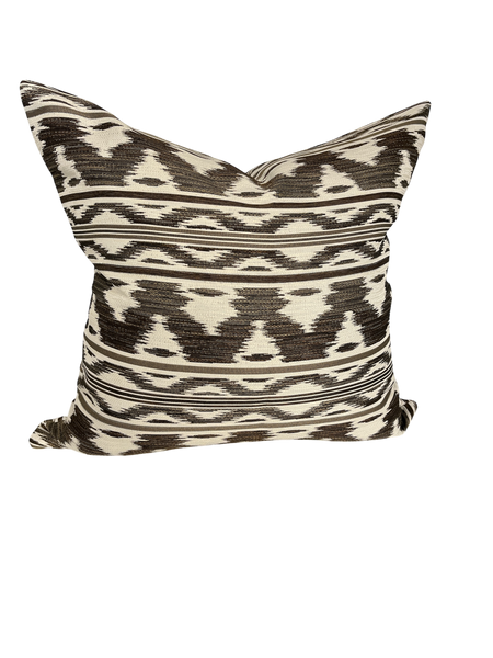 Scatter Cushion Cover Woven Geometric Design 50x50cm Rock