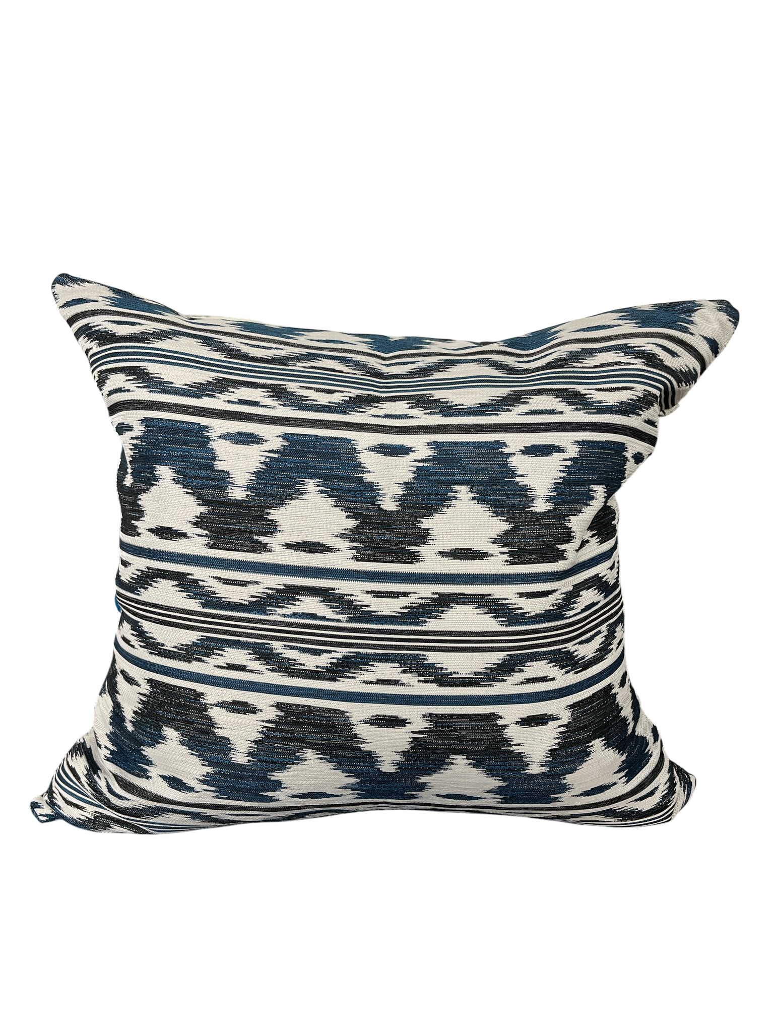 Scatter Cushion Cover Woven Geometric Design 50x50cm Ocean