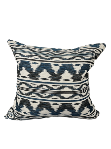 Scatter Cushion Cover Woven Geometric Design 50x50cm Ocean