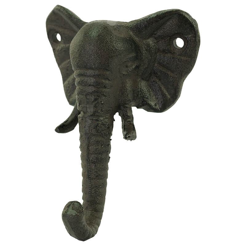 Cast Iron Wall Hook Elephant