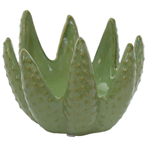 Candle Holder Aloe Green