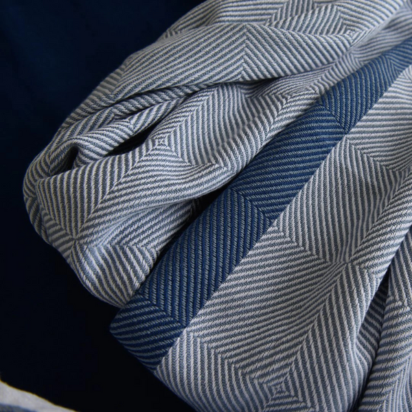 Throw Blanket 200x240cm Geometry overcast