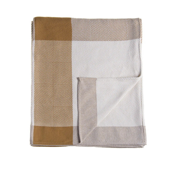 Throw Blanket 200x240cm Geometry Leather