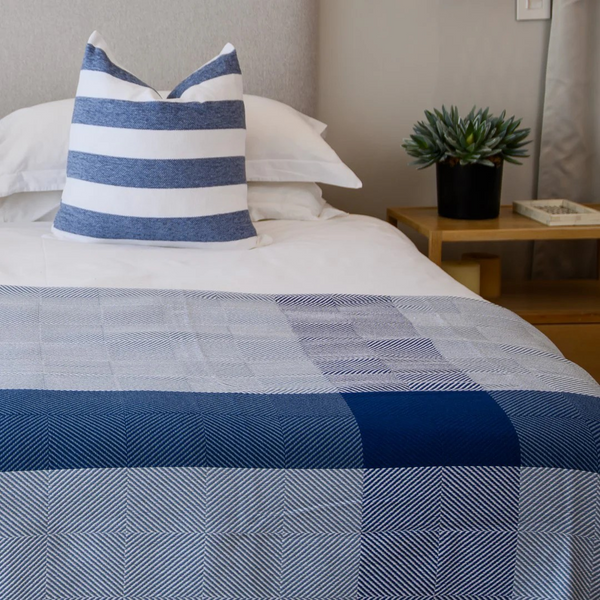 Throw Blanket 200x240cm Geometry overcast