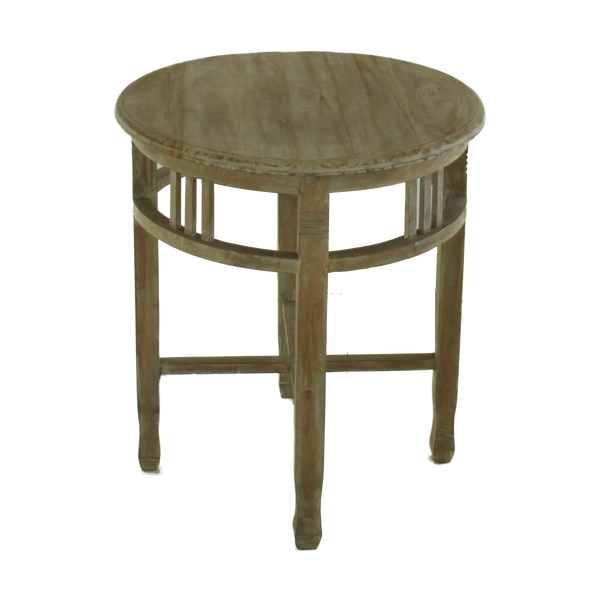 Side Table Round Teak Wood