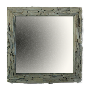Driftwood Framed Mirror 100x100cm