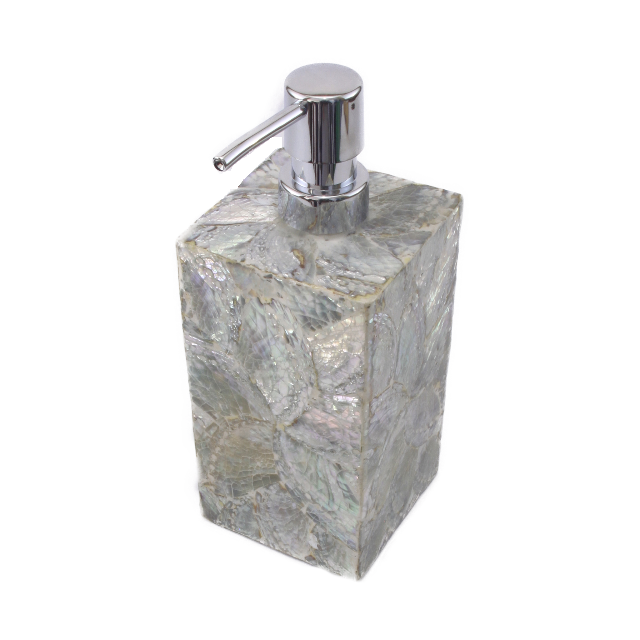 Shell Soap or Hand Sanitizer Dispenser Silver