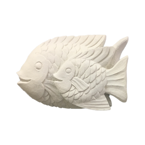 Fish Wall Hanging - Sandstone  - Double