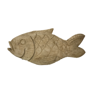 Fish on Tummy - Jacaranda Wood