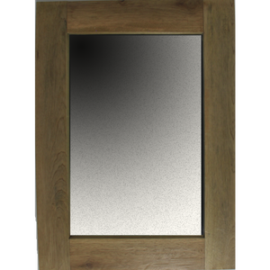 Teak Wood Framed Mirror