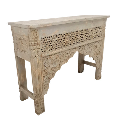 Console Table Ornate Carving 1,2m